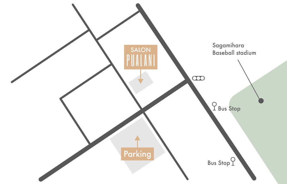 サロンプアラニ 駐車場のご案内