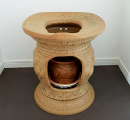 黄土とゲルマニウムの座燻器